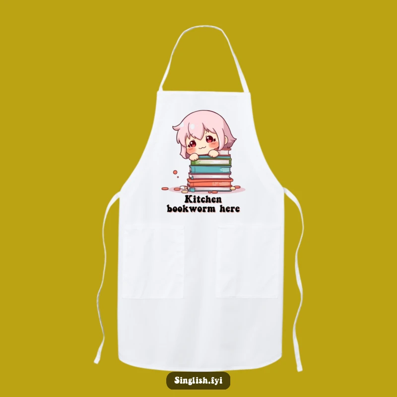 Funny Sheepish Book Knockover Apron: Oops! Cute for Kitchen Fun, Ideal Funny Gift
