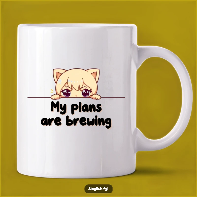 Funny Peeking Character Mug - A Mischievous Surprise Gift for Friends