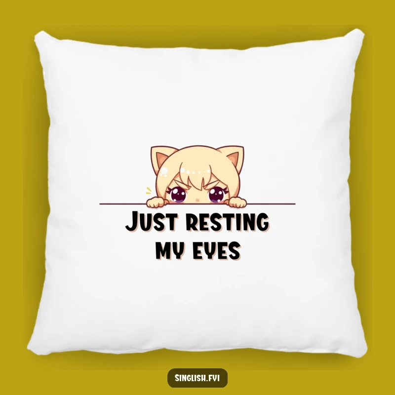 Funny Peeking Character Pillow - Cozy Mischief for Your Couch