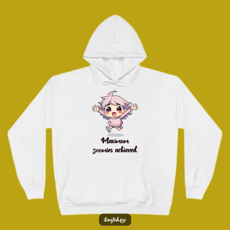 Cozy Funny Excitement Hoodie: Warm Comfort for Your High-Energy Spirit Gift
