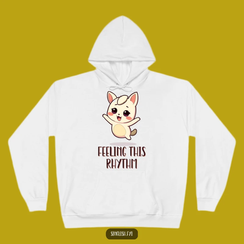 Funny Wiggling Character Hoodie: Stay Cozy with Energetic Flair