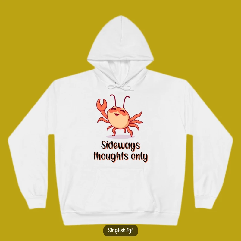 Funny Chilli Crab Hoodie: Giggling Character Crab Walking, Cozy & Hilarious Gift!