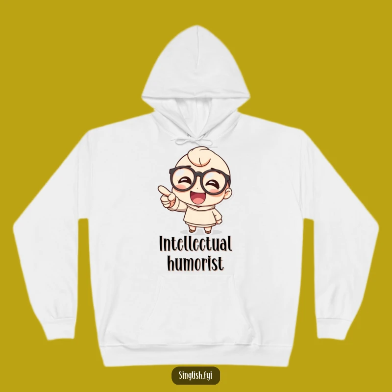 Funny Glasses Laughing Hoodie: Cozy and Amusing Character Gift