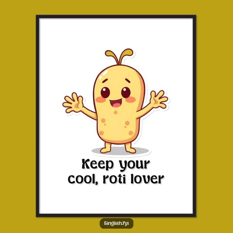 Funny Free Printable Wall Art: Roti's Heatwave Relief, Downloadable Decor