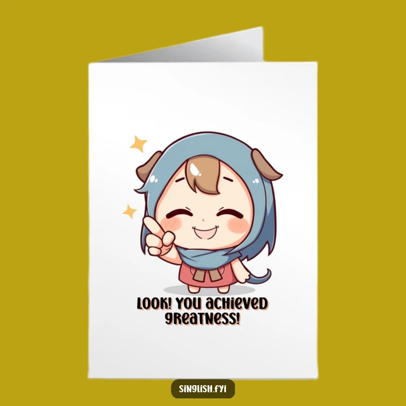 Curious Point Free Printable Congrats Card: Hilarious Downloadable