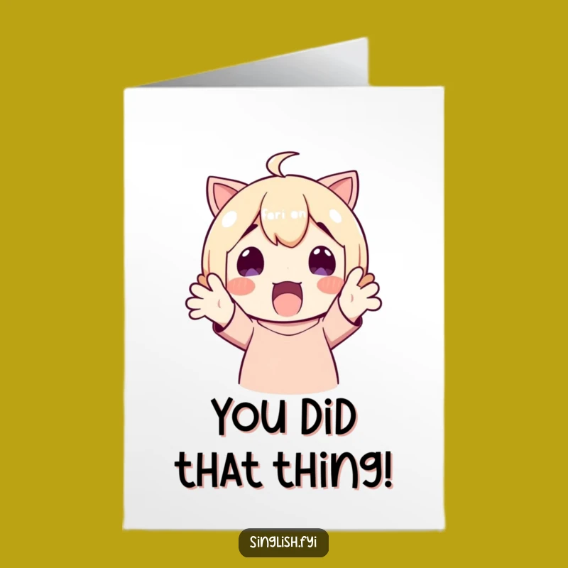 Delighted Surprise Free Printable Congrats Card - Funny Downloadable Gift