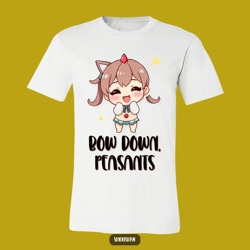 Funny Triumphant Bow T-Shirt: Wear Your Success with Pride!