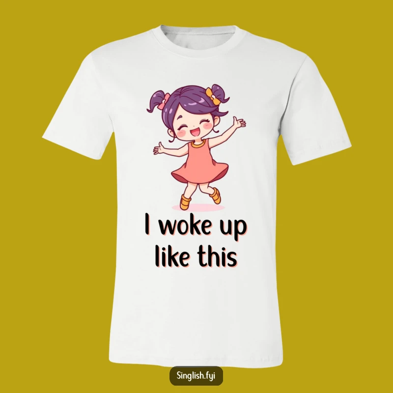 Funny Energetic Dancer T-Shirt: Carefree Moves & Humorous Style Gift