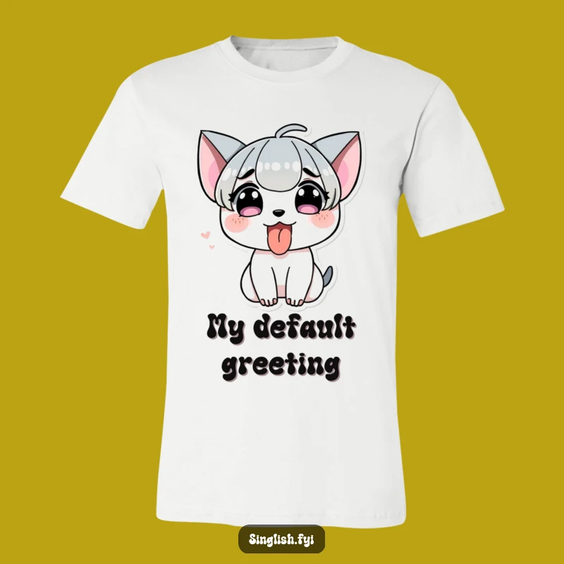 Funny Tongue Out T-Shirt - Playful Character Pose, Cheeky Gift for Humor Lovers