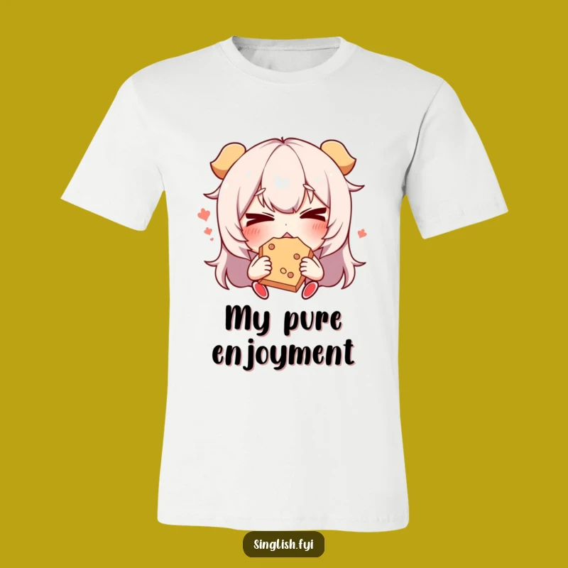 Funny Snack Face Character T-Shirt: Wear Your Love for Snacks in Style